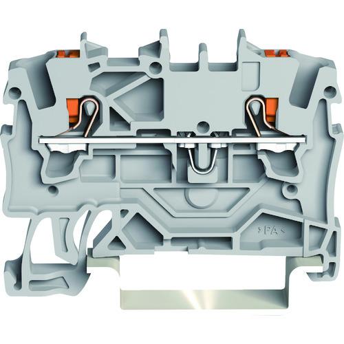 WAGO プッシュボタン操作タイプ スプリング式中継端子台2201シリーズ2線式用 2201-1201-PK | 
