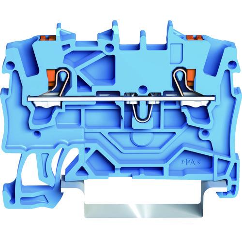WAGO プッシュボタン操作タイプ スプリング式中継端子台2201シリーズ2線式用 2201-1204-PK | 
