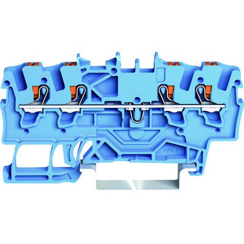 WAGO プッシュボタン操作タイプ スプリング式中継端子台2201シリーズ4線式用 2201-1404-PK | 