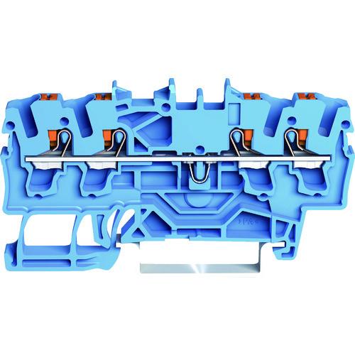 WAGO プッシュボタン操作タイプ スプリング式中継端子台2202シリーズ4線式用 2202-1404-PK | 