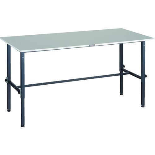 (送料別途)(直送品)TRUSCO RAEM2型高さ調節作業台 RoHS2対応天板 1800X900 ダークグレー色 RAEM2-1809DG | 