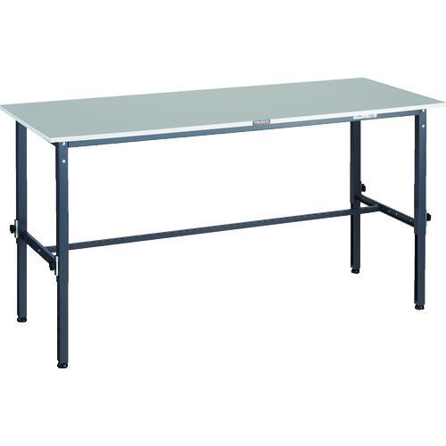 (送料別途)(直送品)TRUSCO RAEM2型高さ調節作業台 RoHS2対応天板 1800X600 ダークグレー色 RAEM2-1860DG | 