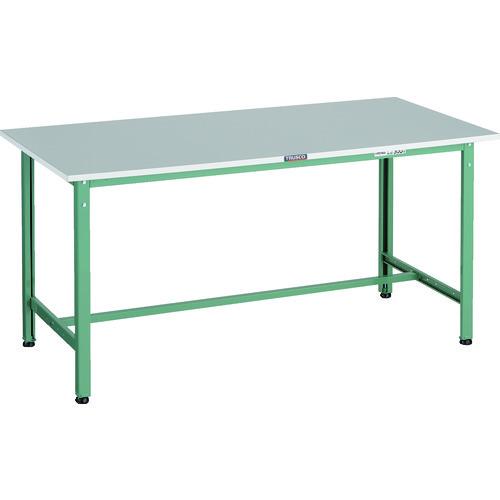 (送料別途)(直送品)TRUSCO RAE2型作業台 RoHS2対応天板 1500X900XH740 グリーン色 RAE2-1509 | 