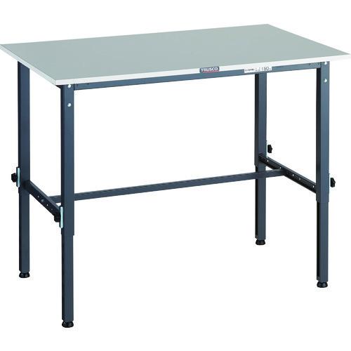 (送料別途)(直送品)TRUSCO RAEM2型高さ調節作業台 RoHS2対応天板 1200X750 ダークグレー色 RAEM2-1200 DG | 