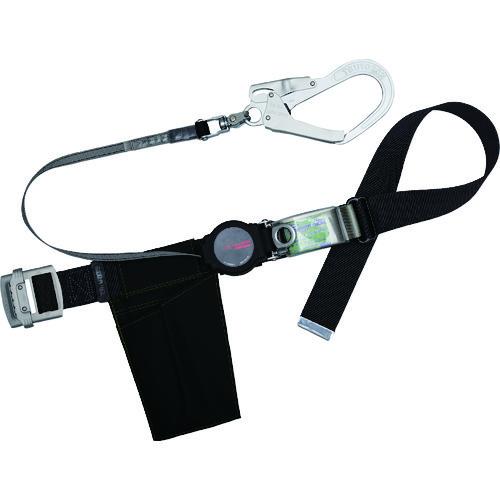 ツヨロン 胴ベルト型墜落制止用器具 ワンハンドリトラ 軽量回転フック型 黒 Mサイズ TB-ORL-593SV-BLK-M-BP | 