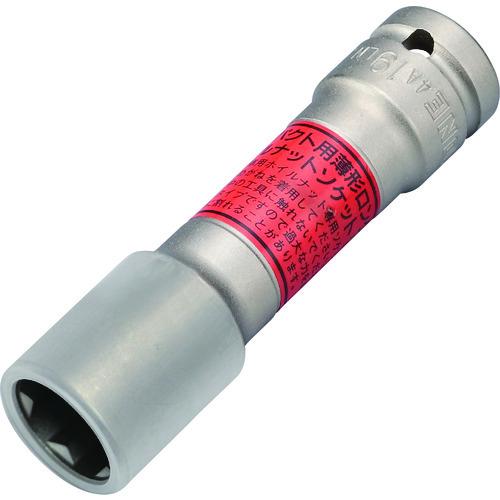 TONE プロテクター付インパクト用クイックフィット薄型ロングホイルナットソケット 4APQF-19LN | 