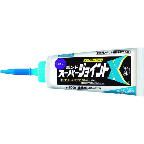 コニシ 建築用シーリング剤 ボンド スーパージョイントX アイボリー 500g 05754｜plus1tools