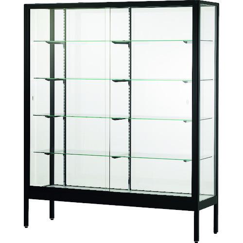 (運賃見積り)(直送品)ハヤノ フォルティッシュ ハイケース マットブラック プッシュ錠付 1200×600 R12605B-P