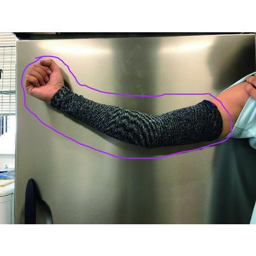 ミエローブ 竹糸くんアームカバー40 グレー迷彩 NO.TK06-GR | 