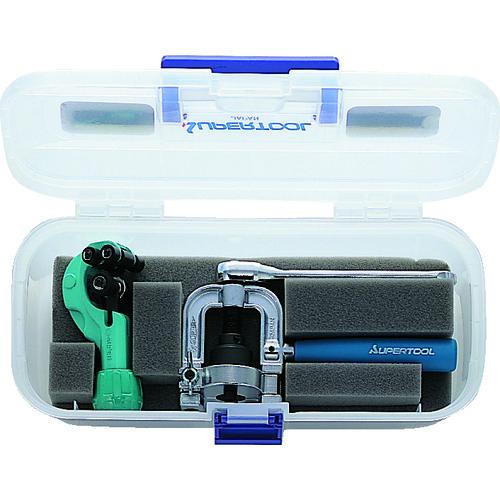 スーパー ラチェットハンドルフレキ管ツバ出し・カッター工具セット THS406R | 