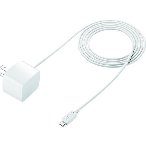 SANWA microUSBケーブル一体型AC充電器(2.1A・ホワイト) ACA-IP45W | 