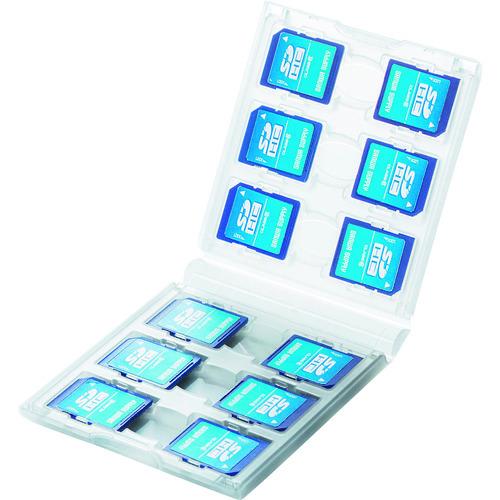 SANWA SDカードケース(12枚収納・クリア) FC-MMC26CL | 