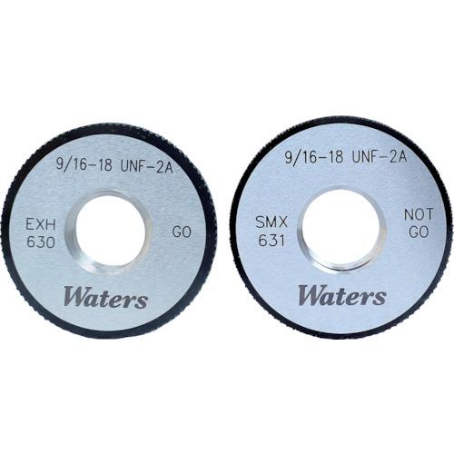WATERS ユニファイねじ用リングゲージ(UNF) 呼び寸法(mm)7/16 WR7/16-20UNF2A | 