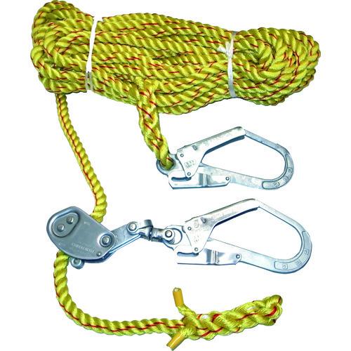 まつうら ニューテトロン水平親綱 16mmΦ×15m 両端フック、片側緊張器付 NEW-TETORON-WF-1615 | 