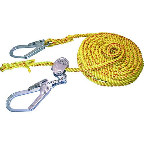 まつうら ニューテトロン水平親綱 16mmΦ×20m 両端フック、片側緊張器付 NEW-TETORON-WF-1620 | 