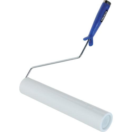 TRUSCO クリーンルーム用粘着ローラー12インチ用ハンドル 粘着ローラー白1巻付 2重袋入 CNR12H-W | 