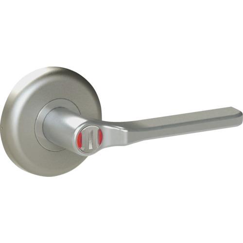 (送料別途)(直送品)ヒナカS/S かんたん取替レバーハンドル 丸座表示錠 シルバー 308-W-SL-5060 | 