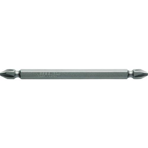 ベッセル 産業用ビット (ダイハード鋼)(両頭ビット) B43 +2×100mm 10本 B432100DX | 