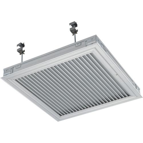 (送料別途)(直送品)ダイケン 天井点検口シーリングハッチ 額縁タイプ シルバー ガラリ付き 454角 開口率32% CDZG45A | 