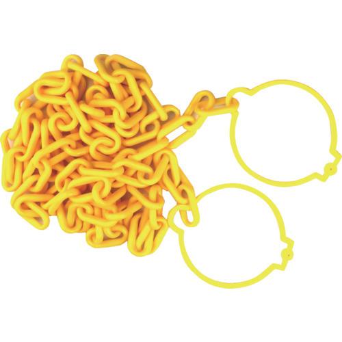 TRUSCO プラチェーン(コーンリング付) 黄 6MMX2M TPCC6-2Y | 