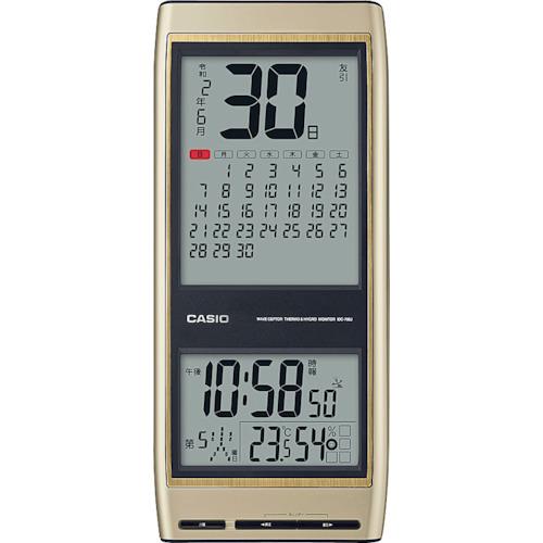 CASIO IDC-900J デジタル時計 ウッド調 IDC-700J-9JF 掛け時計 CASIO 電波時計 六曜 - デジタル CASIO(カシオ