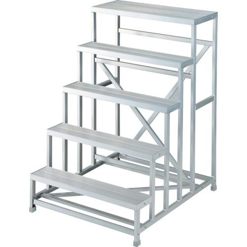 (送料別途)(直送品)ハセガワ ライトステップ DBS型 縞板タイプ 5段 1.5m(17838) DBS5-10415