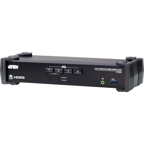 (送料別途)(直送品)ATEN KVMスイッチ4ポート/USB3.0/HDMI/4K CS1824 | 