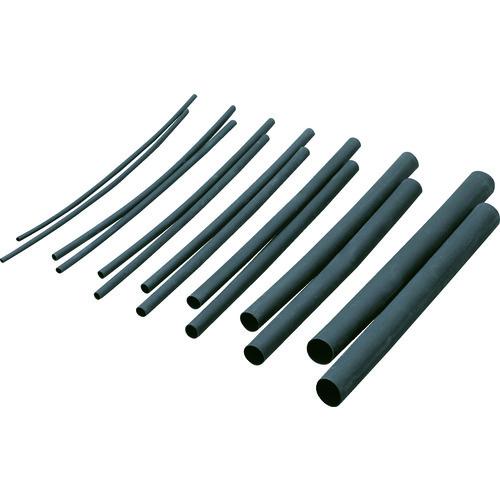 (メール便可)パンドウイット 熱収縮チューブ サイズコンビネーションパック スモールタイプ 黒 HSTT-YK1 | 