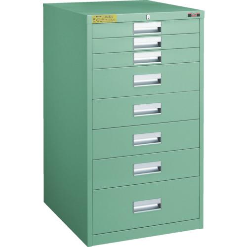 (送料別途)(直送品)TRUSCO LVE型キャビネット 500×550×H880 引出8段 LVE-882