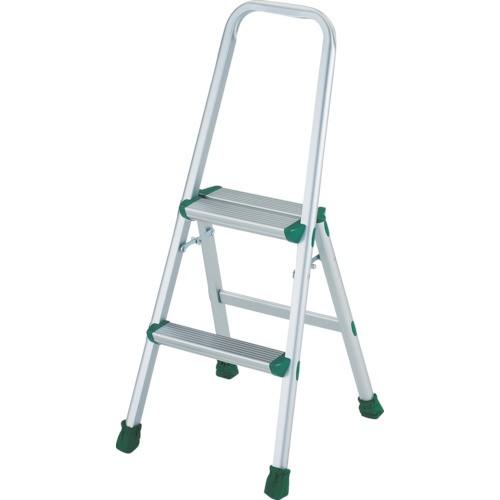 (送料別途)(直送品)TRUSCO アルミ製踏台 軽作業用・上枠・脚カバー付 2段 TAU-2 | TRUSCO中山