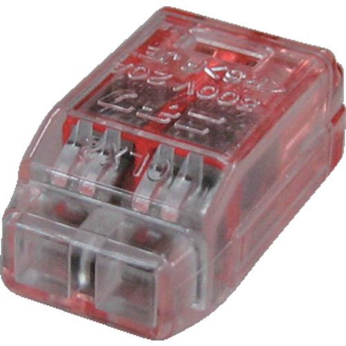 TRUSCO 差込形電線コネクタ極数2 (13個入) T-QL-2 | TRUSCO中山
