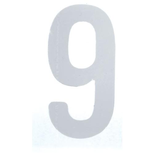 TRUSCO カッティング文字50mm 白 9 CS50W-9 | 