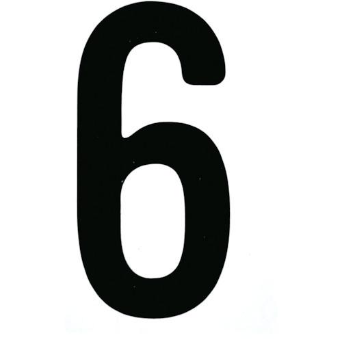 TRUSCO カッティング文字50mm 黒 6 CS50BK-6 | 