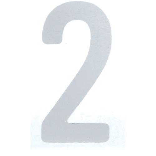 TRUSCO カッティング文字50mm 白 2 CS50W-2 | 