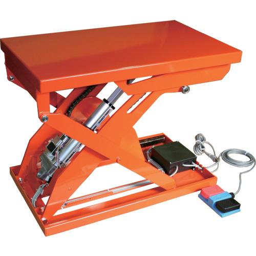 (送料別途)(直送品)TRUSCO テーブルリフト 150kg 倍速タイプ 電動Bねじ式 100V 400×720mm HDL-H1547RT-12
