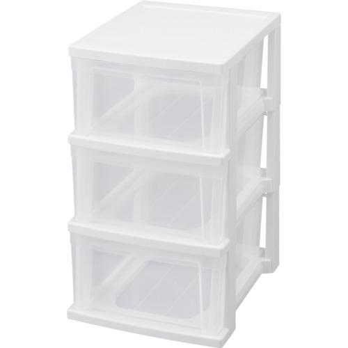 IRIS 284278 スリムチェスト NSSー323 ホワイト/クリア NSS-323-WC | 