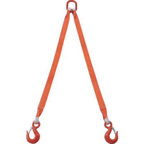 TRUSCO 2本吊ベルトスリングセット 50mm幅X1.5m 吊り角度60°時荷重2.58t(最大使用荷重3t) G50-2P15 | 