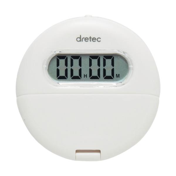 クリップ付バイブタイマー ホワイト dretec ドリテック T-558WT | 