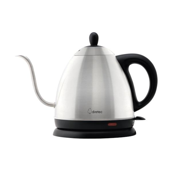 ドリップケトル ティピカ 0.8L シルバー シルバー dretec ドリテック PO-158SV | 