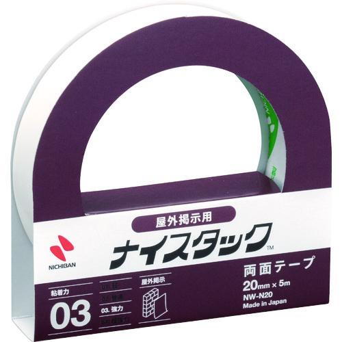 ニチバン 両面テープ ナイスタック屋外用 NW-N20 20mmX5m NW-N20 | 