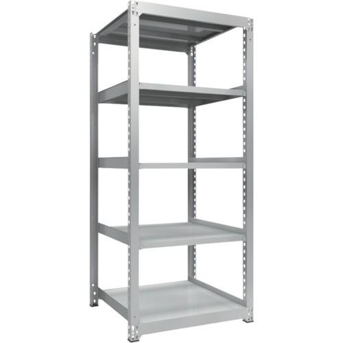 (送料別途)(直送品)TRUSCO 耐食性スチール棚 TZM3型中量棚 900X921XH2100 5段 単体 TZM3-7395