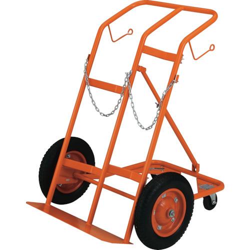 (直送品)TRUSCO ボンベ台車 四輪安定型 酸素・アセチレンボンベ二本積用 HT-65N | TRUSCO中山