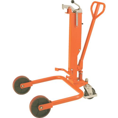 (運賃見積り)(直送品)TRUSCO ドラム缶運搬車 250kg 油圧式 820X800XH1050 TDT-250 | TRUSCO中山
