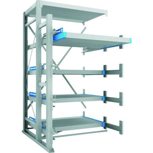 (運賃見積り)(直送品)TRUSCO フルスライダーラック スライド4段 スチール板付 連結 NSFP-24-4R | TRUSCO中山