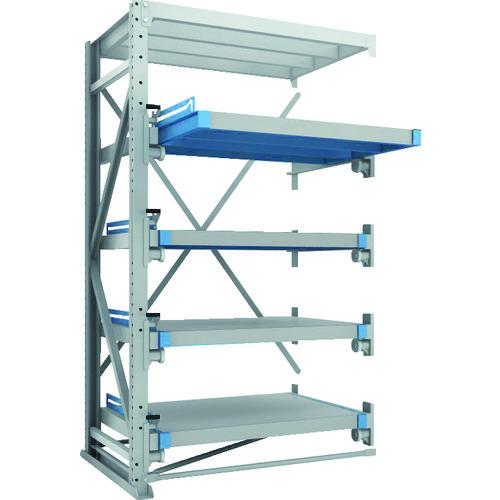 (運賃見積り)(直送品)TRUSCO スライダーラック スライド4段 スチール板付 連結 NSHP-24-4R | TRUSCO中山