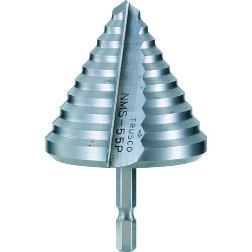 TRUSCO 六角軸樹脂用ステップドリル 2枚刃 45〜55mm NMS-55P | TRUSCO中山
