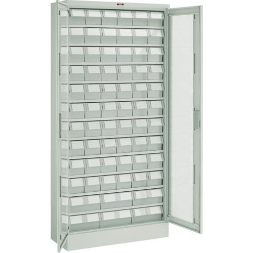 (送料別途)(直送品)TRUSCO パーツケース バンラックケース M型 両開き扉 引出小X60 大X6個 ネオグレー T611M-N60S6L:NG | TRUSCO中山