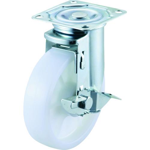 ワコー エアーキャスター(自在車ストッパー付) 150mm ナイロン車 AHG-150-NBDS | 