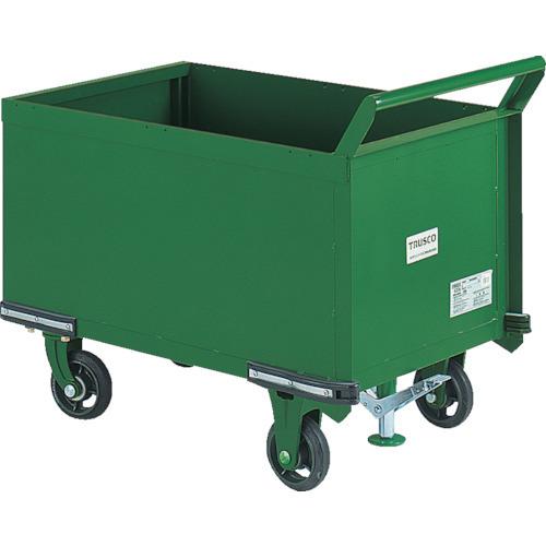 (直送品)TRUSCO 鋼鉄製運搬車 900X600 前方トビラ ストッパー付 OHN-24PS