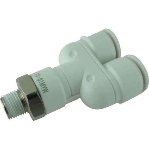 チヨダ ファイブメイルブランチワイ W(白)10mm・R1/8 F10-01MYW | 